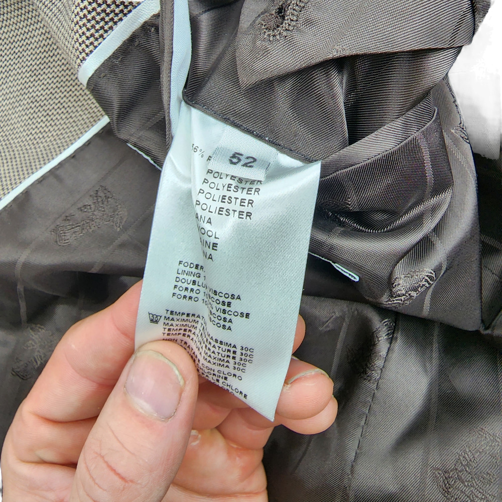 Versace Collection Wool Polyester Double Vent Two… - image 7